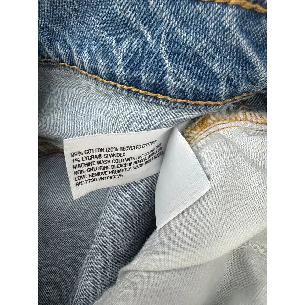 Universal Thread Highest Rise Vintage Straight Jeans Women Size 0 Light Wash